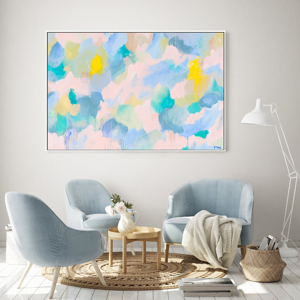 wall-art-print-canvas-poster-framed-In The Clouds , By Belinda Stone-GIOIA-WALL-ART