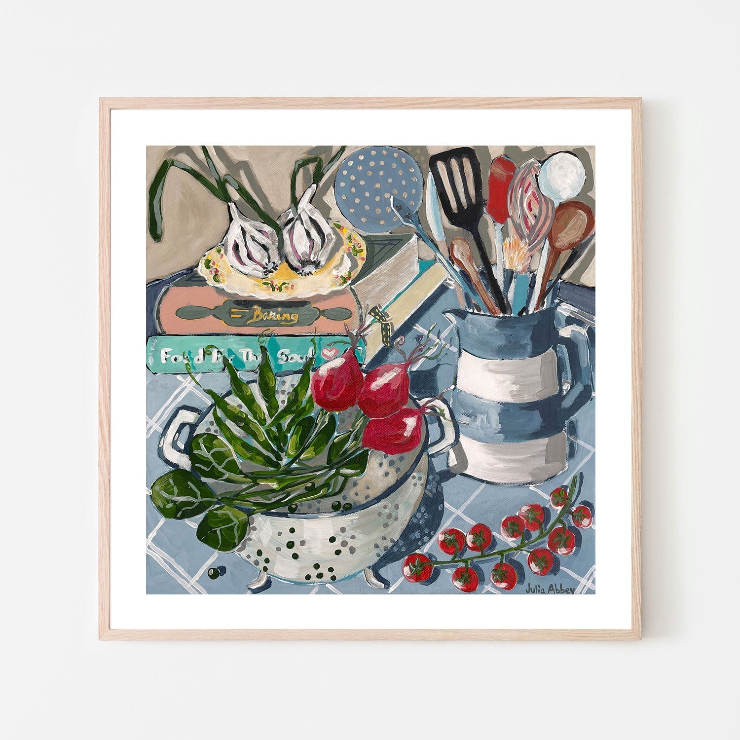 wall-art-print-canvas-poster-framed-In The Kitchen , By Julia Abbey-6