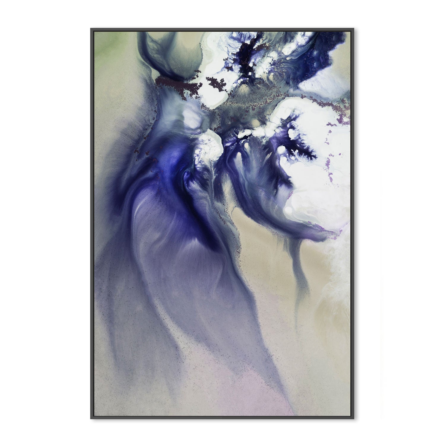 wall-art-print-canvas-poster-framed-Indigo Rhapsody, Style A , By Petra Meikle-3