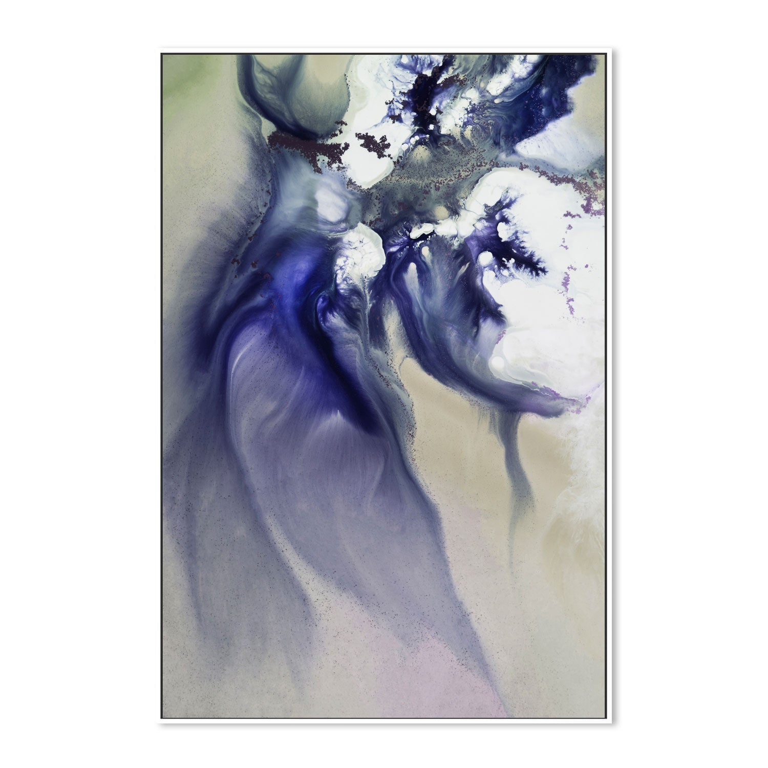 wall-art-print-canvas-poster-framed-Indigo Rhapsody, Style A , By Petra Meikle-5