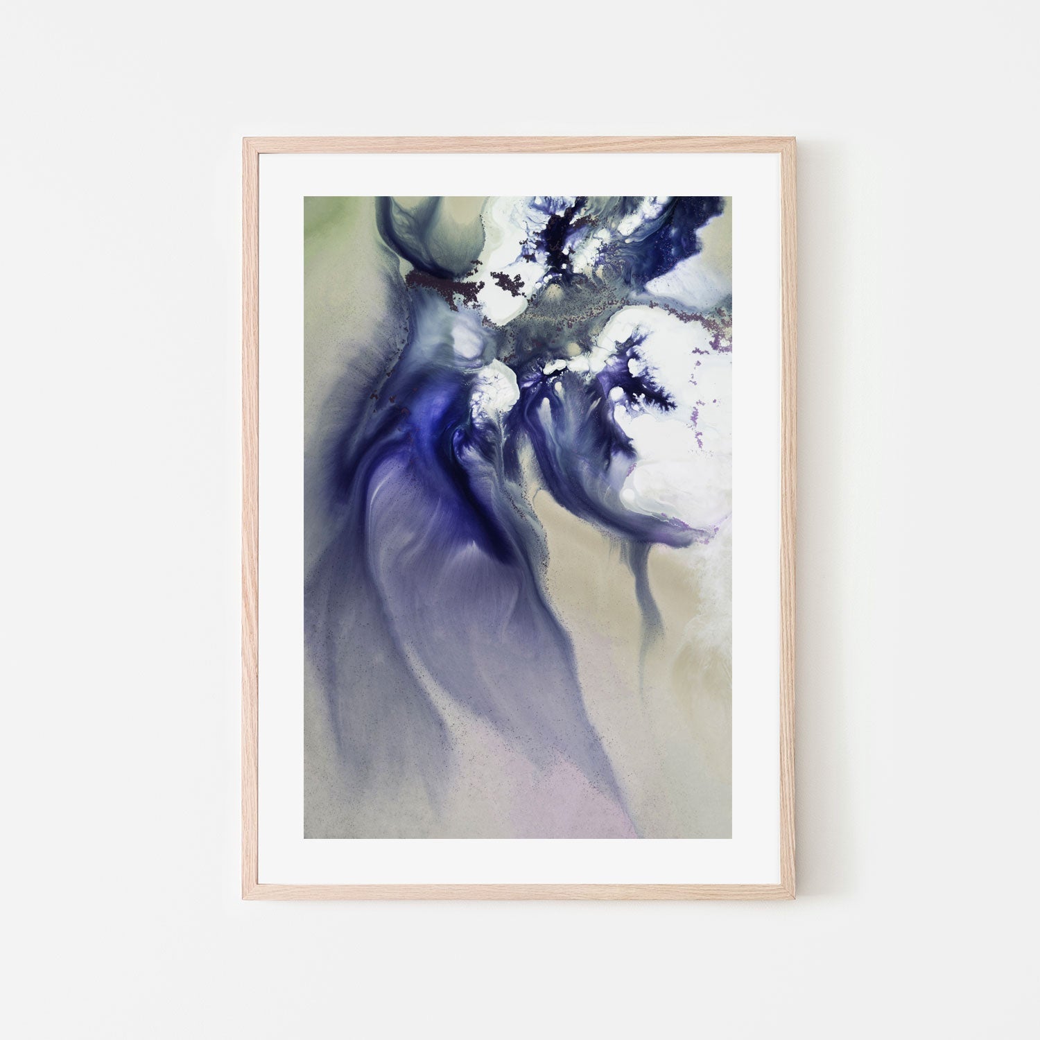 wall-art-print-canvas-poster-framed-Indigo Rhapsody, Style A , By Petra Meikle-6