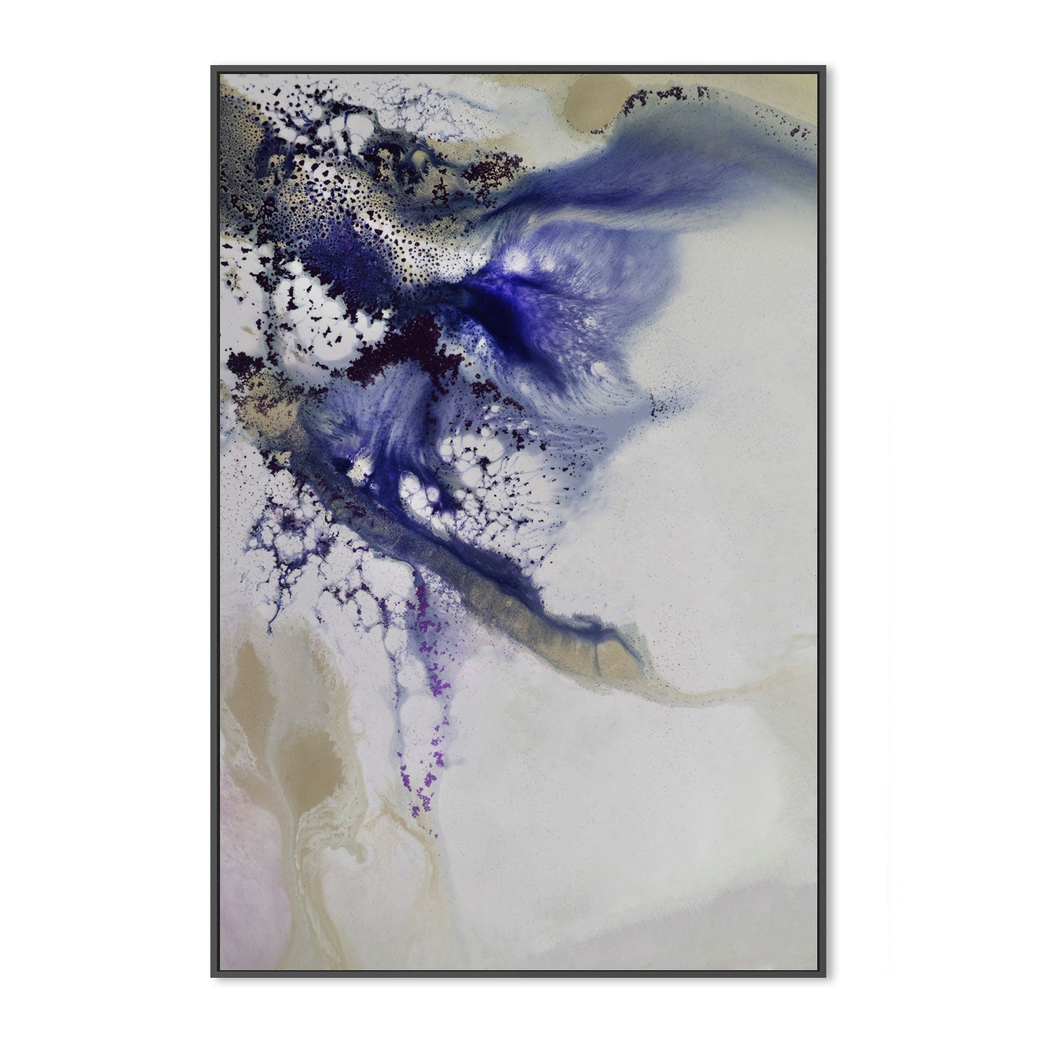 wall-art-print-canvas-poster-framed-Indigo Rhapsody, Style B , By Petra Meikle-3