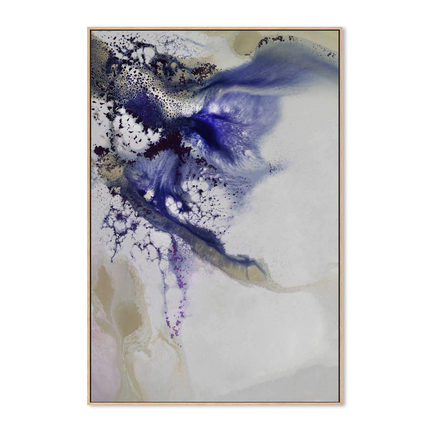 wall-art-print-canvas-poster-framed-Indigo Rhapsody, Style B , By Petra Meikle-4