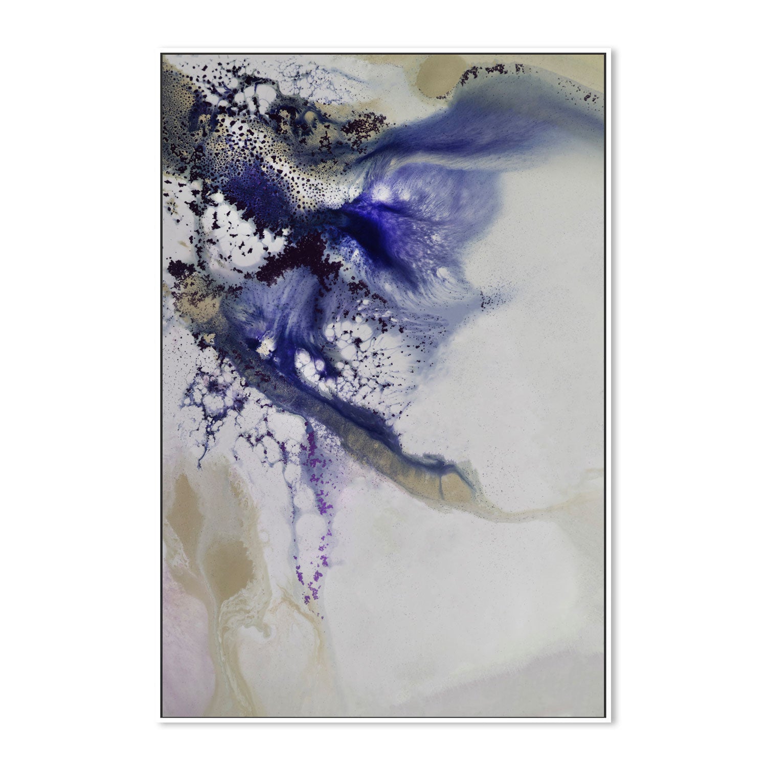 wall-art-print-canvas-poster-framed-Indigo Rhapsody, Style B , By Petra Meikle-5