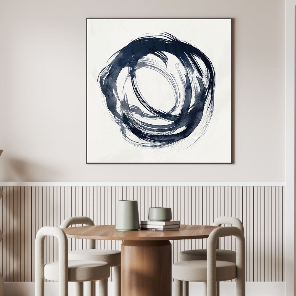 wall-art-print-canvas-poster-framed-Infinity Blue, Style A , By Nina Blue-2