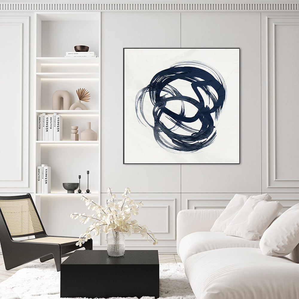 wall-art-print-canvas-poster-framed-Infinity Blue, Style B , By Nina Blue-7