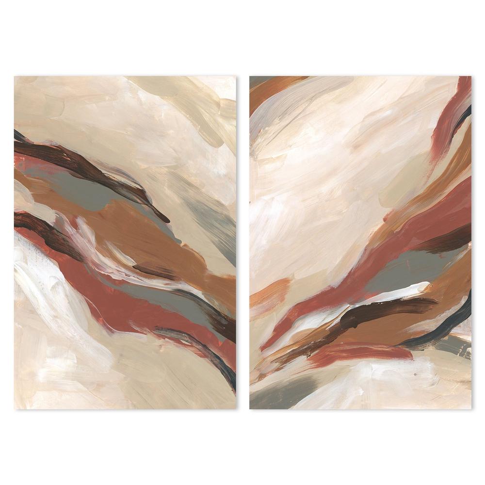 wall-art-print-canvas-poster-framed-Into Bohemia Abstract, Set Of 2, Style B-by-Emily Wood-Gioia Wall Art