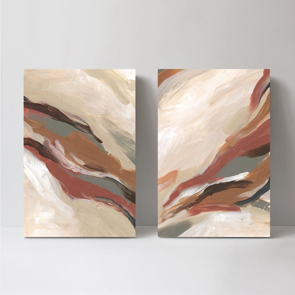 wall-art-print-canvas-poster-framed-Into Bohemia Abstract, Set Of 2, Style B-by-Emily Wood-Gioia Wall Art