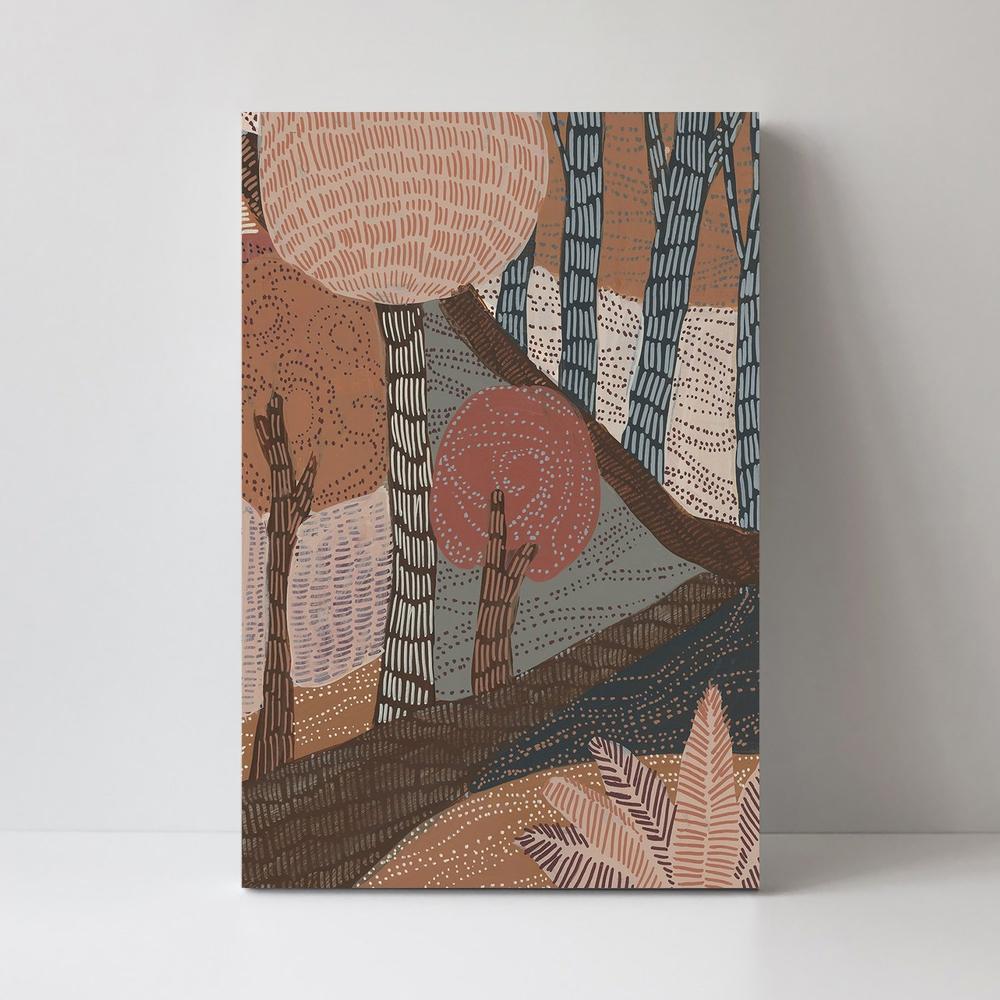 wall-art-print-canvas-poster-framed-Into Bohemia Forest, Style D-by-Emily Wood-Gioia Wall Art