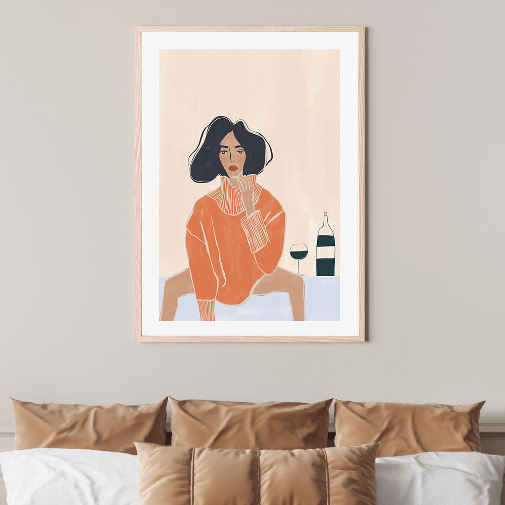 wall-art-print-canvas-poster-framed-It's A Mood , By Ivy Green Illustrations-GIOIA-WALL-ART