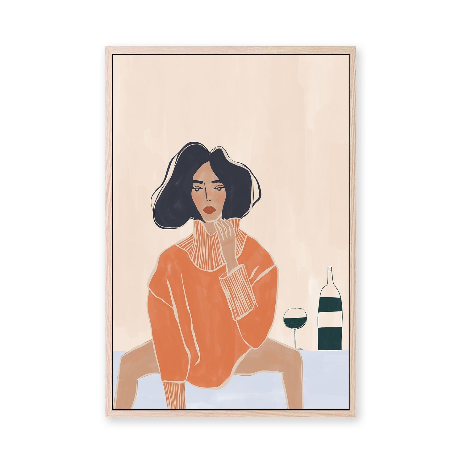 wall-art-print-canvas-poster-framed-It's A Mood , By Ivy Green Illustrations-GIOIA-WALL-ART