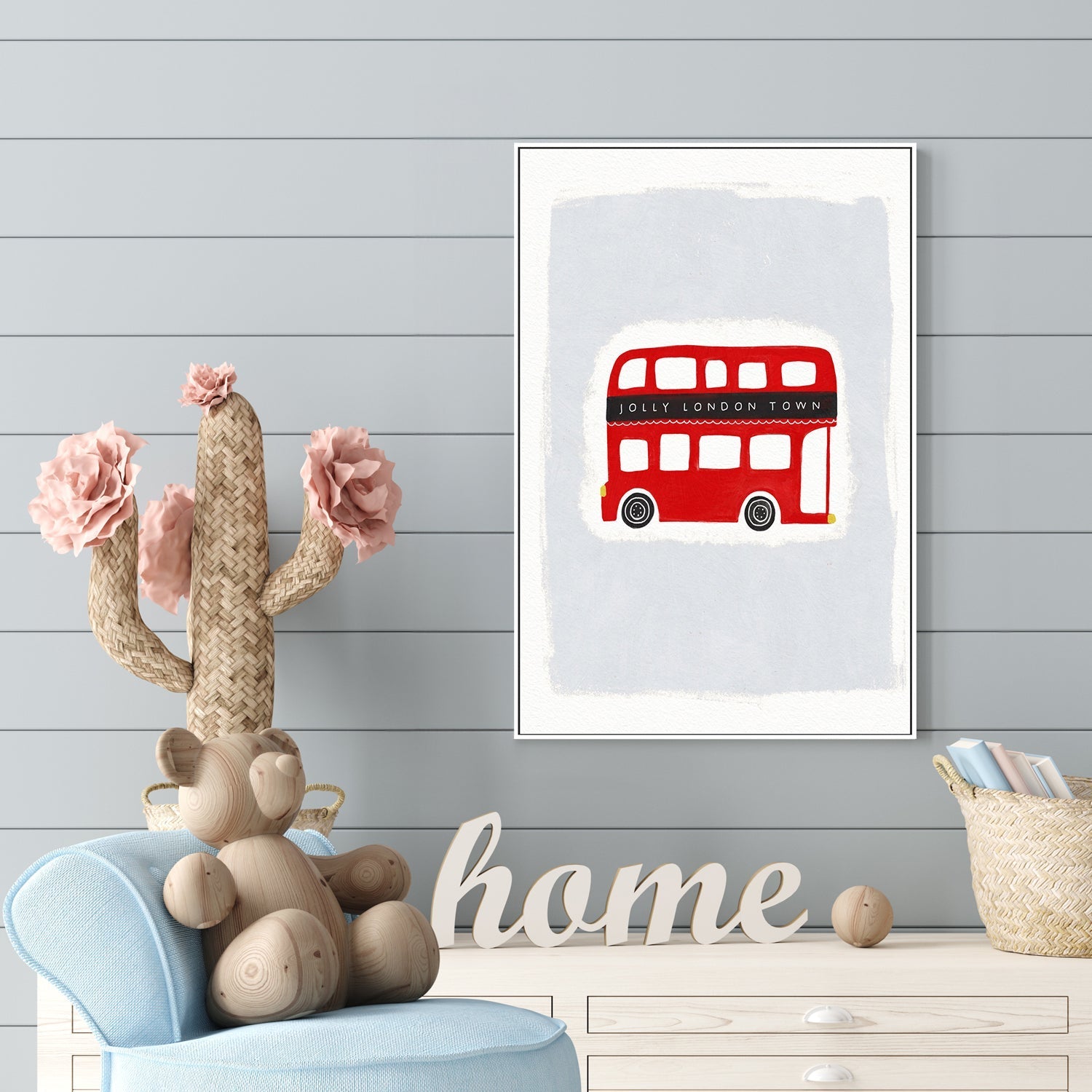 wall-art-print-canvas-poster-framed-JOLLY LONDON TOWN , By Leah Straatsma-2