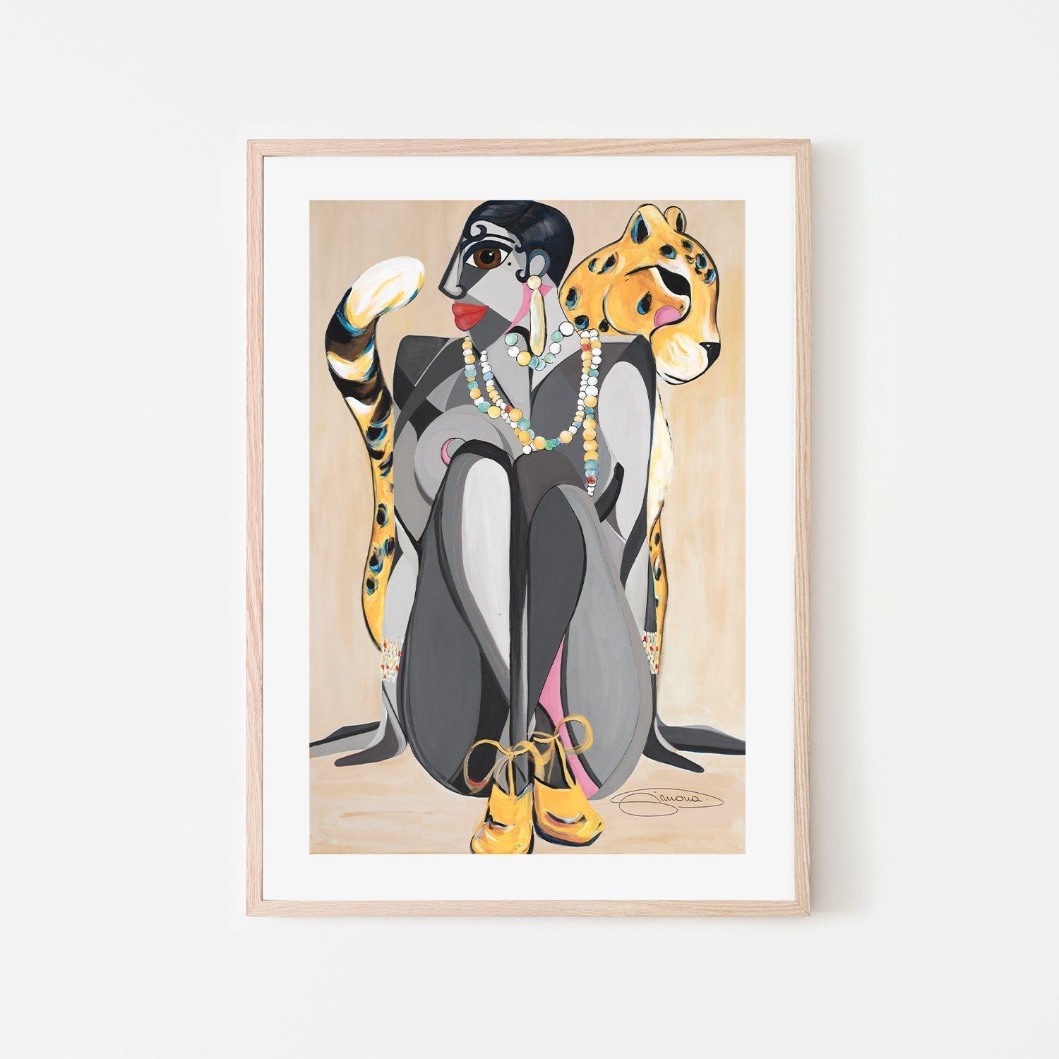 wall-art-print-canvas-poster-framed-Josephine Baker-GIOIA-WALL-ART