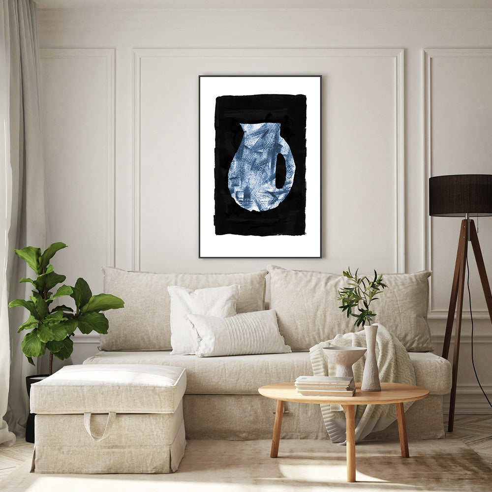 wall-art-print-canvas-poster-framed-Jug In dry brush , By Danushka Abeygoda-GIOIA-WALL-ART