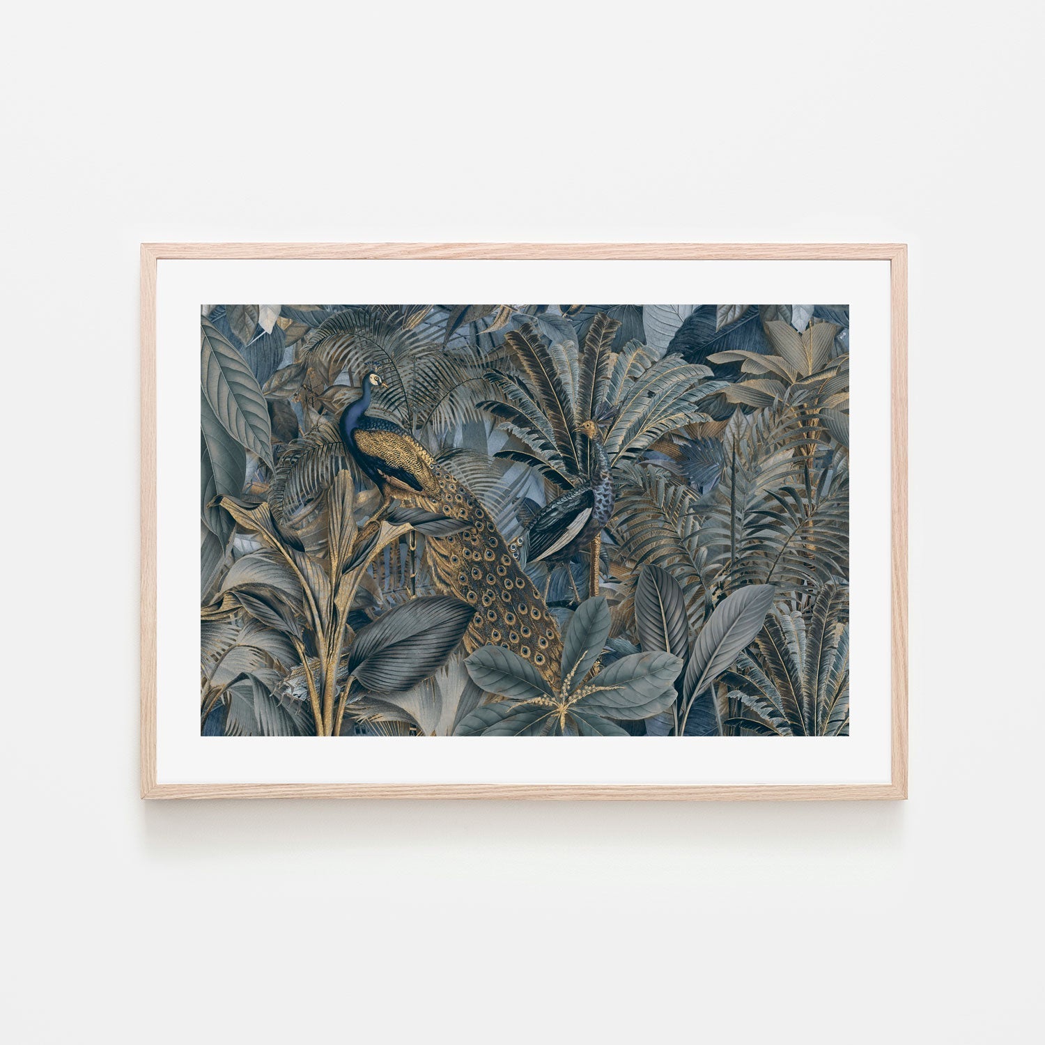 wall-art-print-canvas-poster-framed-Jungle Birds In Gold, By Andrea Haase-GIOIA-WALL-ART