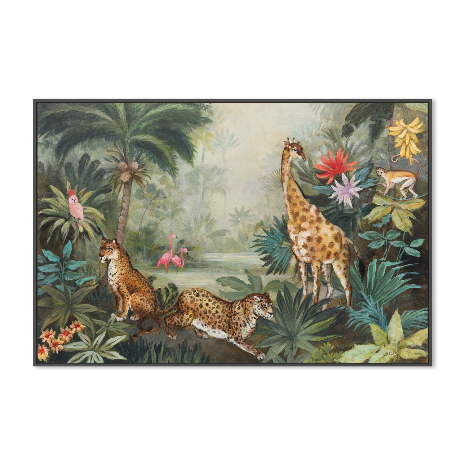 wall-art-print-canvas-poster-framed-Jungle Life , By Julia Purinton-3