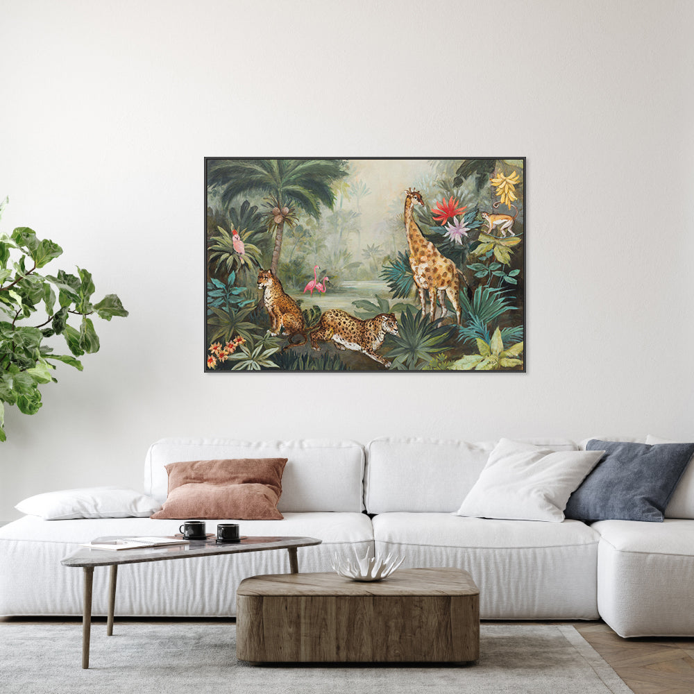 wall-art-print-canvas-poster-framed-Jungle Life , By Julia Purinton-7