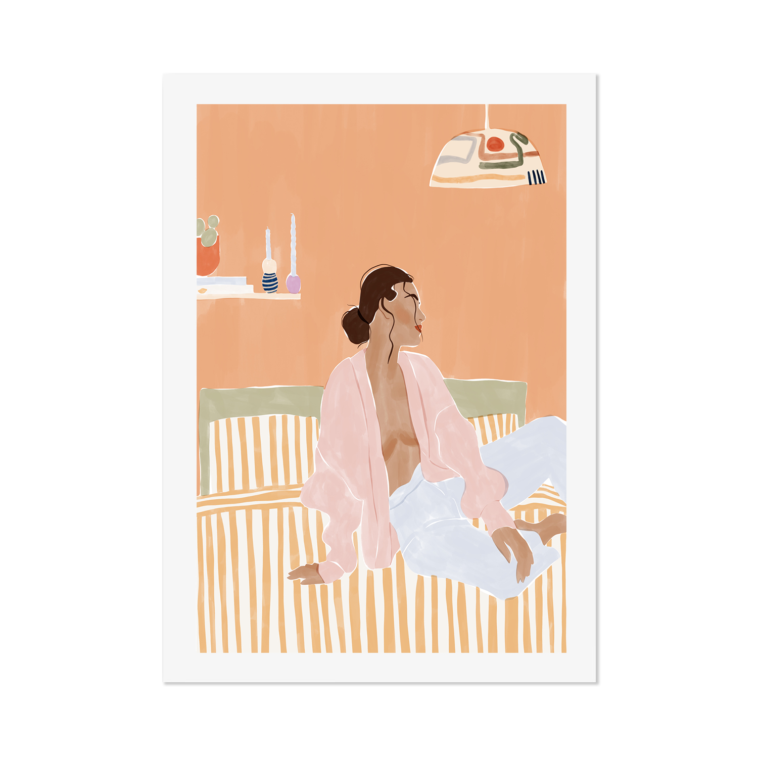 wall-art-print-canvas-poster-framed-Just Let Me Chill , By Ivy Green Illustrations-GIOIA-WALL-ART