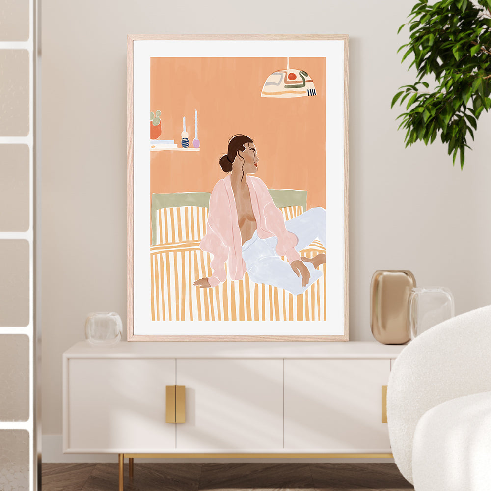 wall-art-print-canvas-poster-framed-Just Let Me Chill , By Ivy Green Illustrations-GIOIA-WALL-ART