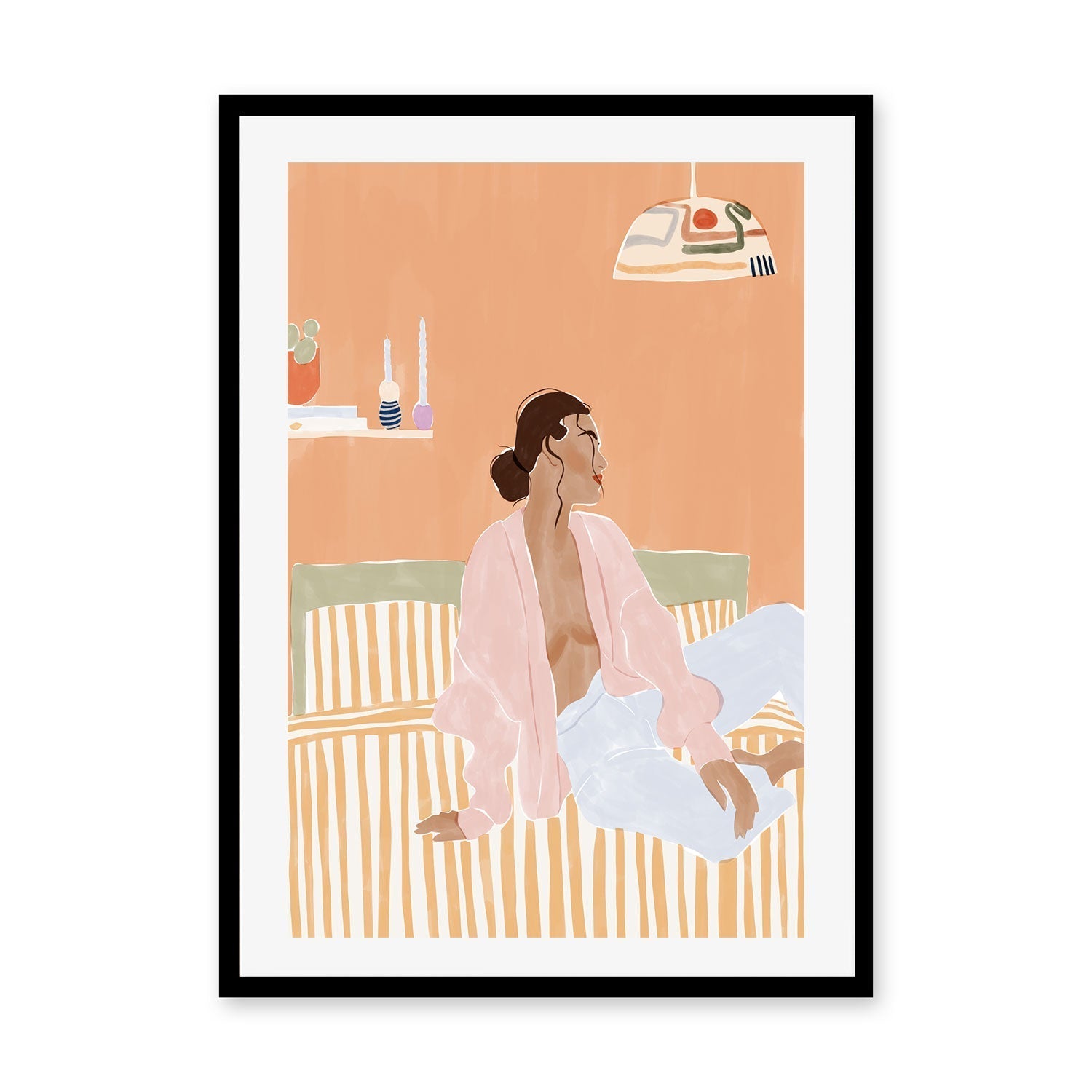 wall-art-print-canvas-poster-framed-Just Let Me Chill , By Ivy Green Illustrations-GIOIA-WALL-ART