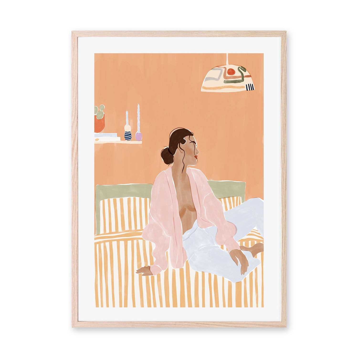 wall-art-print-canvas-poster-framed-Just Let Me Chill , By Ivy Green Illustrations-GIOIA-WALL-ART