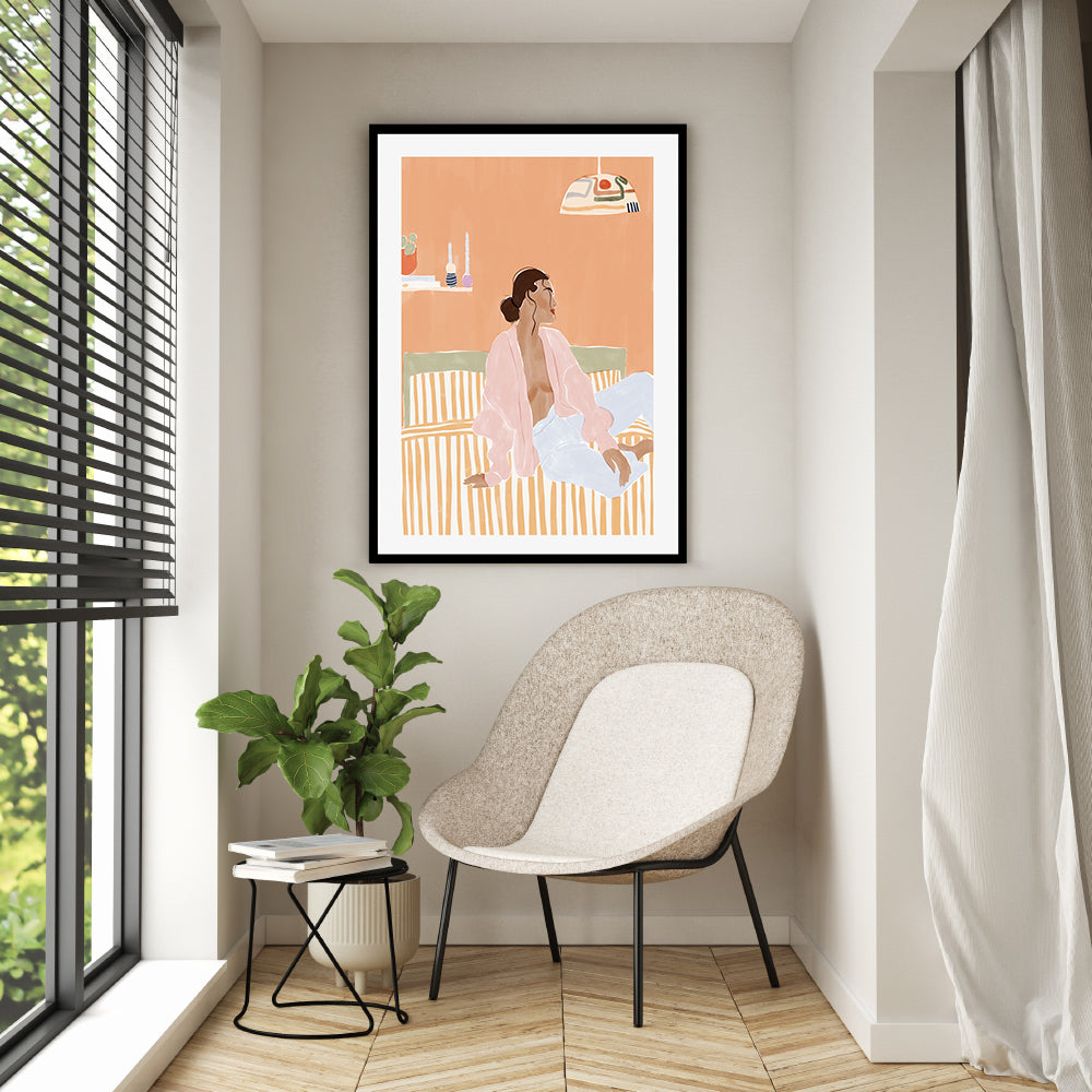 wall-art-print-canvas-poster-framed-Just Let Me Chill , By Ivy Green Illustrations-GIOIA-WALL-ART