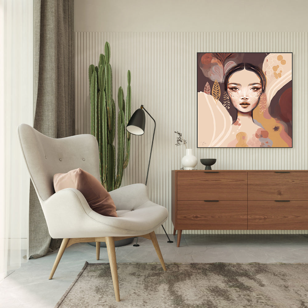 wall-art-print-canvas-poster-framed-Kaori , By Bella Eve-GIOIA-WALL-ART