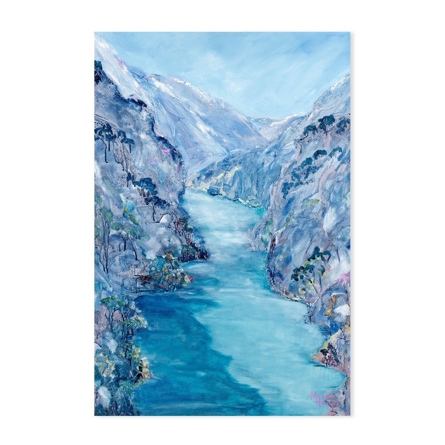 wall-art-print-canvas-poster-framed-Kawarau River-by-Meredith Howse-Gioia Wall Art