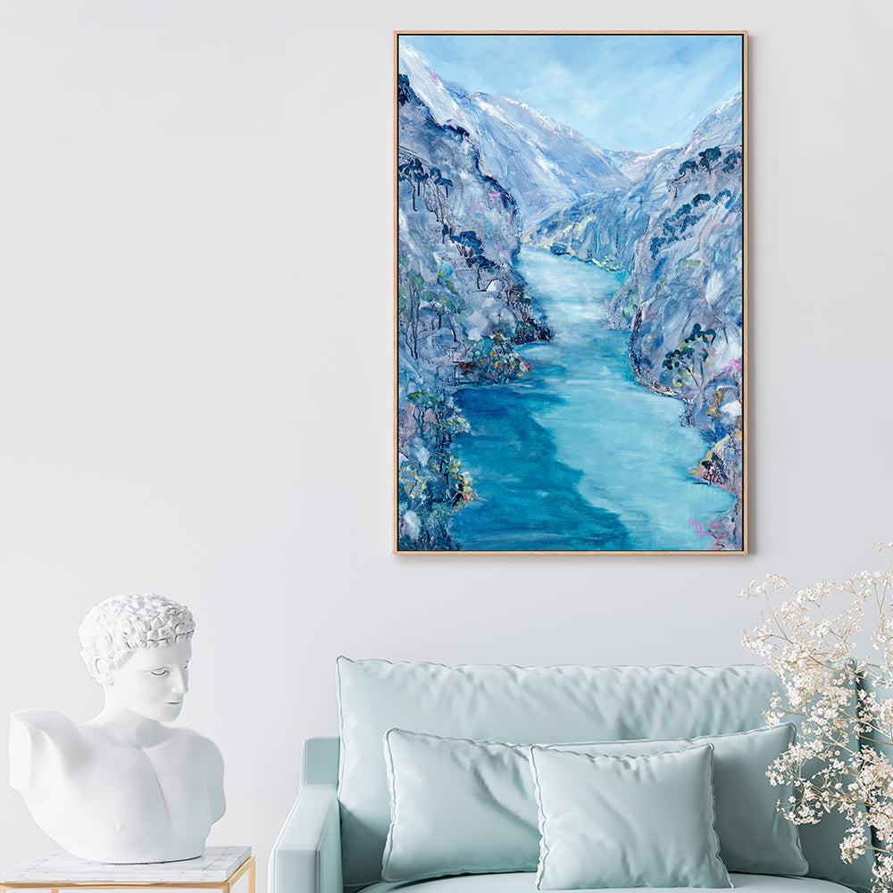 wall-art-print-canvas-poster-framed-Kawarau River-by-Meredith Howse-Gioia Wall Art