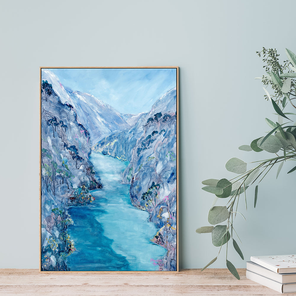 wall-art-print-canvas-poster-framed-Kawarau River-by-Meredith Howse-Gioia Wall Art