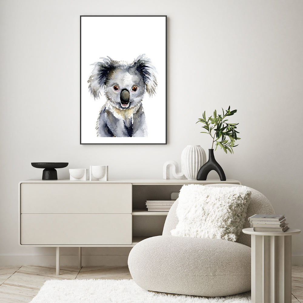 wall-art-print-canvas-poster-framed-Koala , By Jessie Mitchelson-GIOIA-WALL-ART