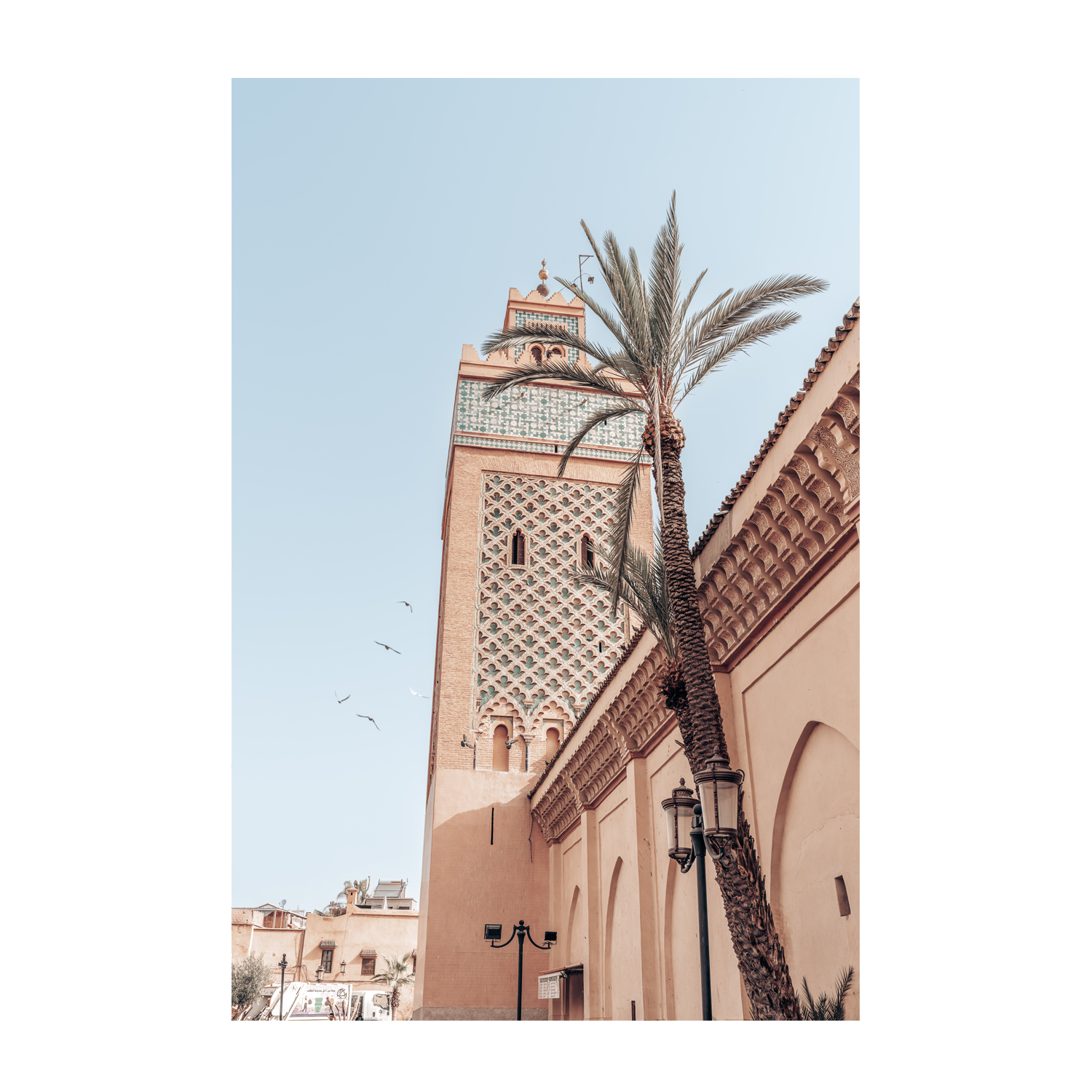 wall-art-print-canvas-poster-framed-Kutubiyya Mosque, Marrakech, Morocco, Style B , By Josh Silver-1