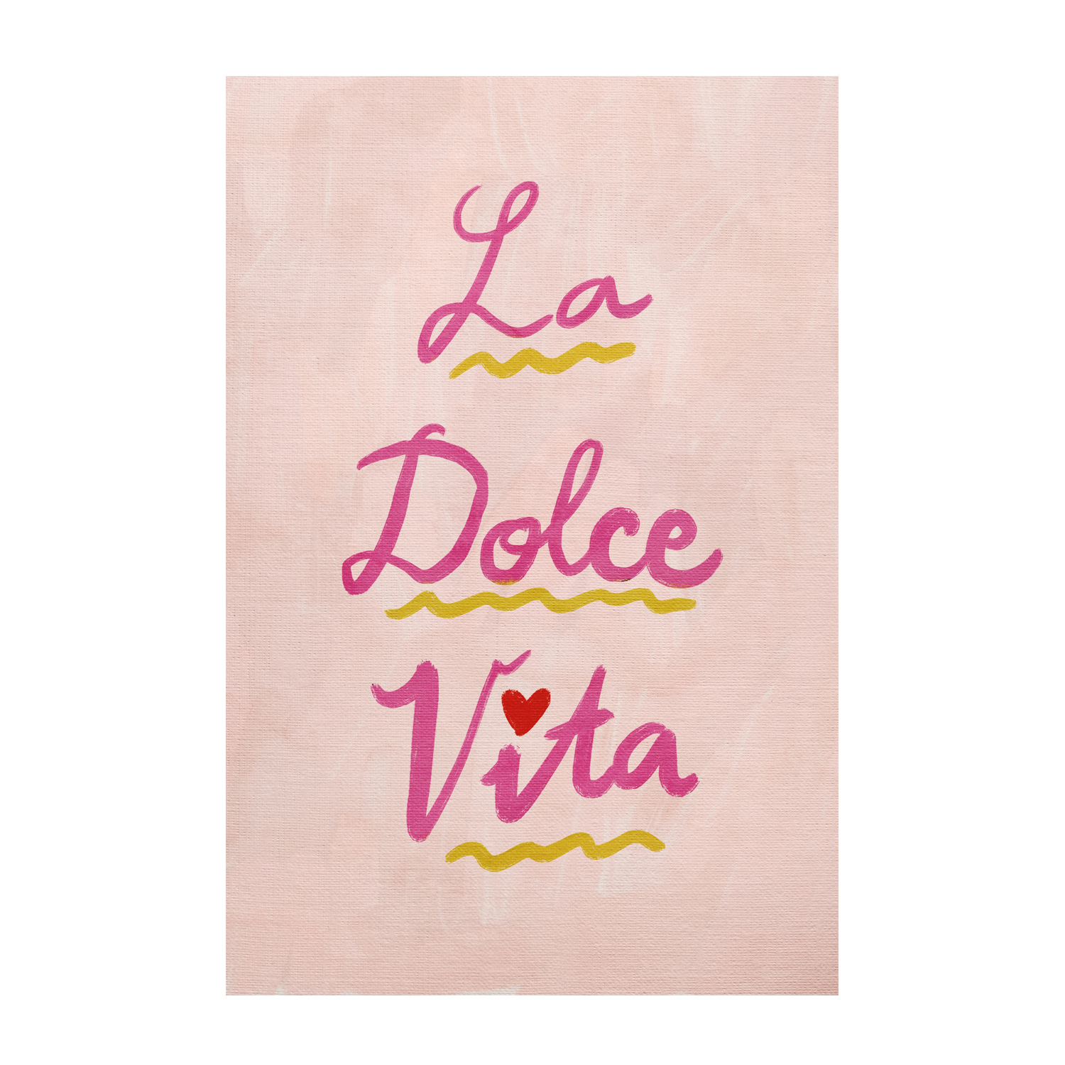 wall-art-print-canvas-poster-framed-La Dolce Vita Beige Pink , By Kartika Paramita-1