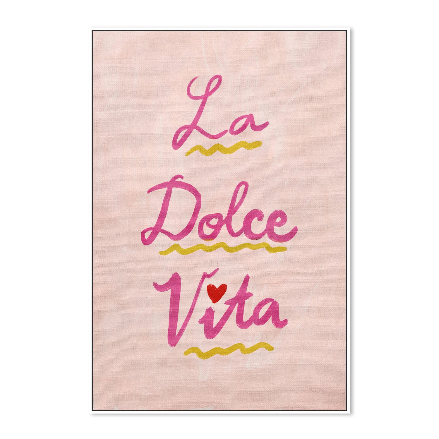 wall-art-print-canvas-poster-framed-La Dolce Vita Beige Pink , By Kartika Paramita-5