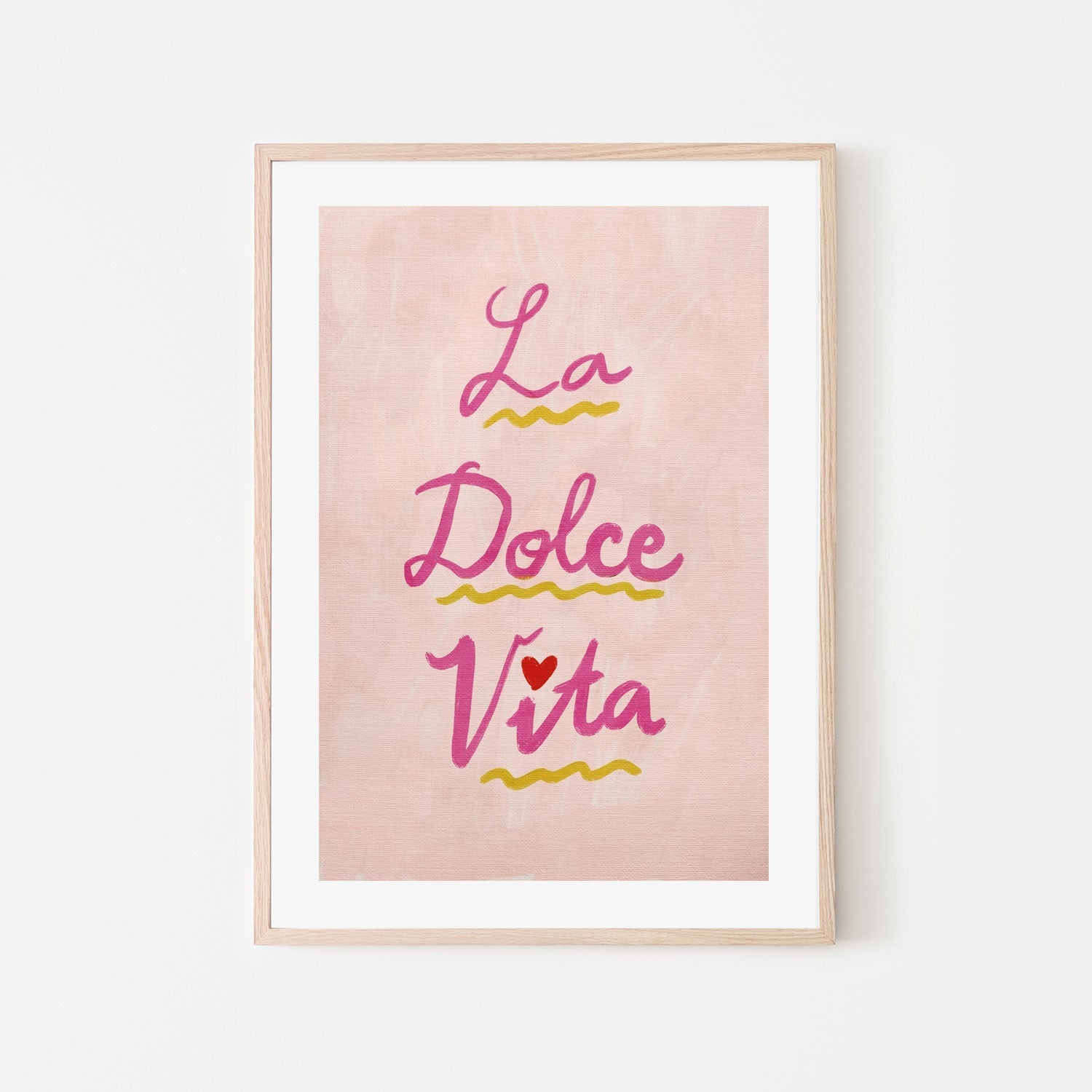 wall-art-print-canvas-poster-framed-La Dolce Vita Beige Pink , By Kartika Paramita-6