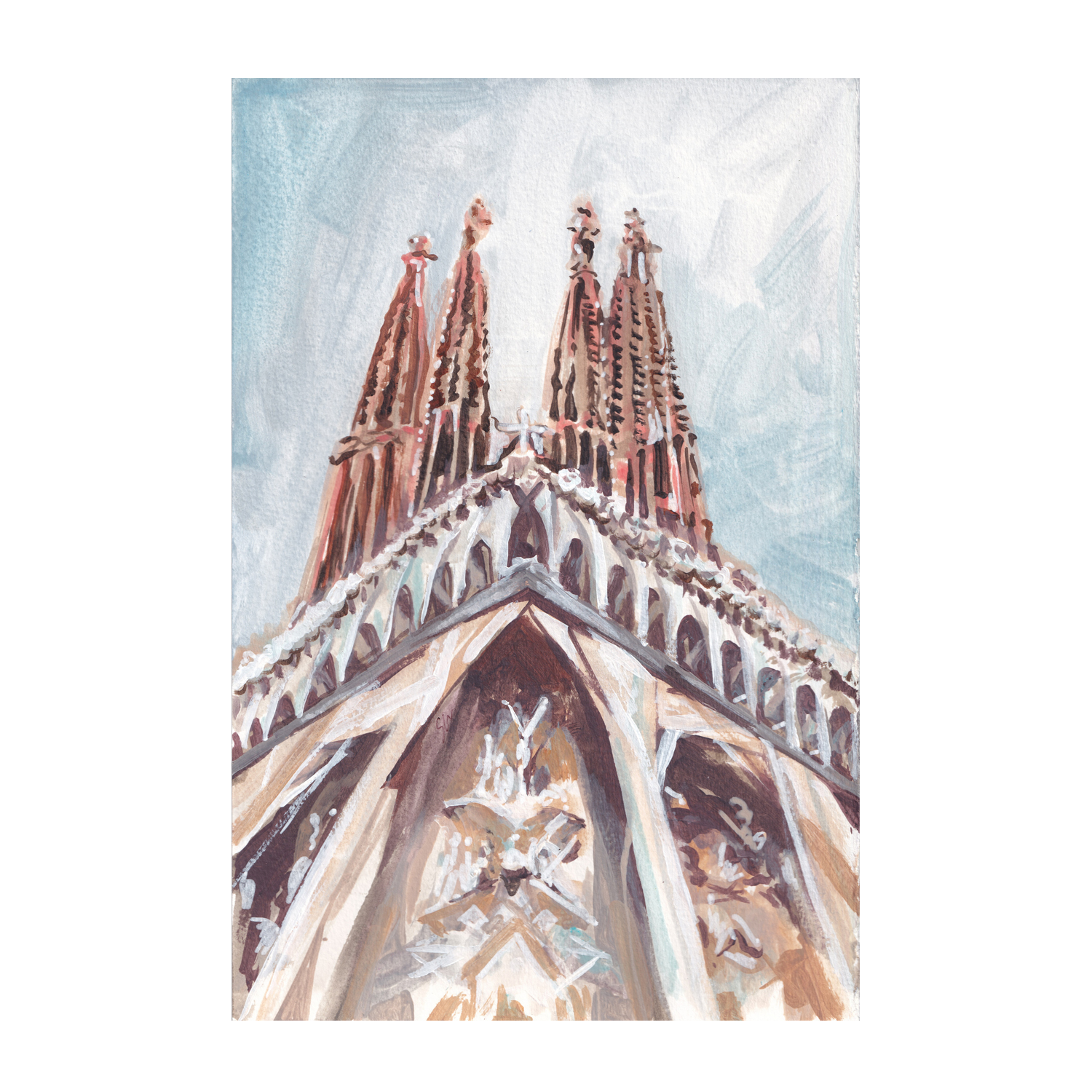 wall-art-print-canvas-poster-framed-La Sagrada Familia , By Alice Kwan-1