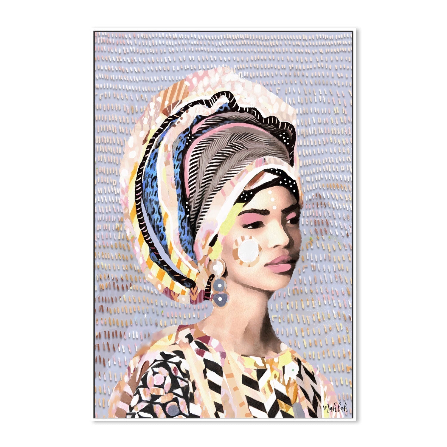 wall-art-print-canvas-poster-framed-Lady Lines , By Inkheart Designs-5