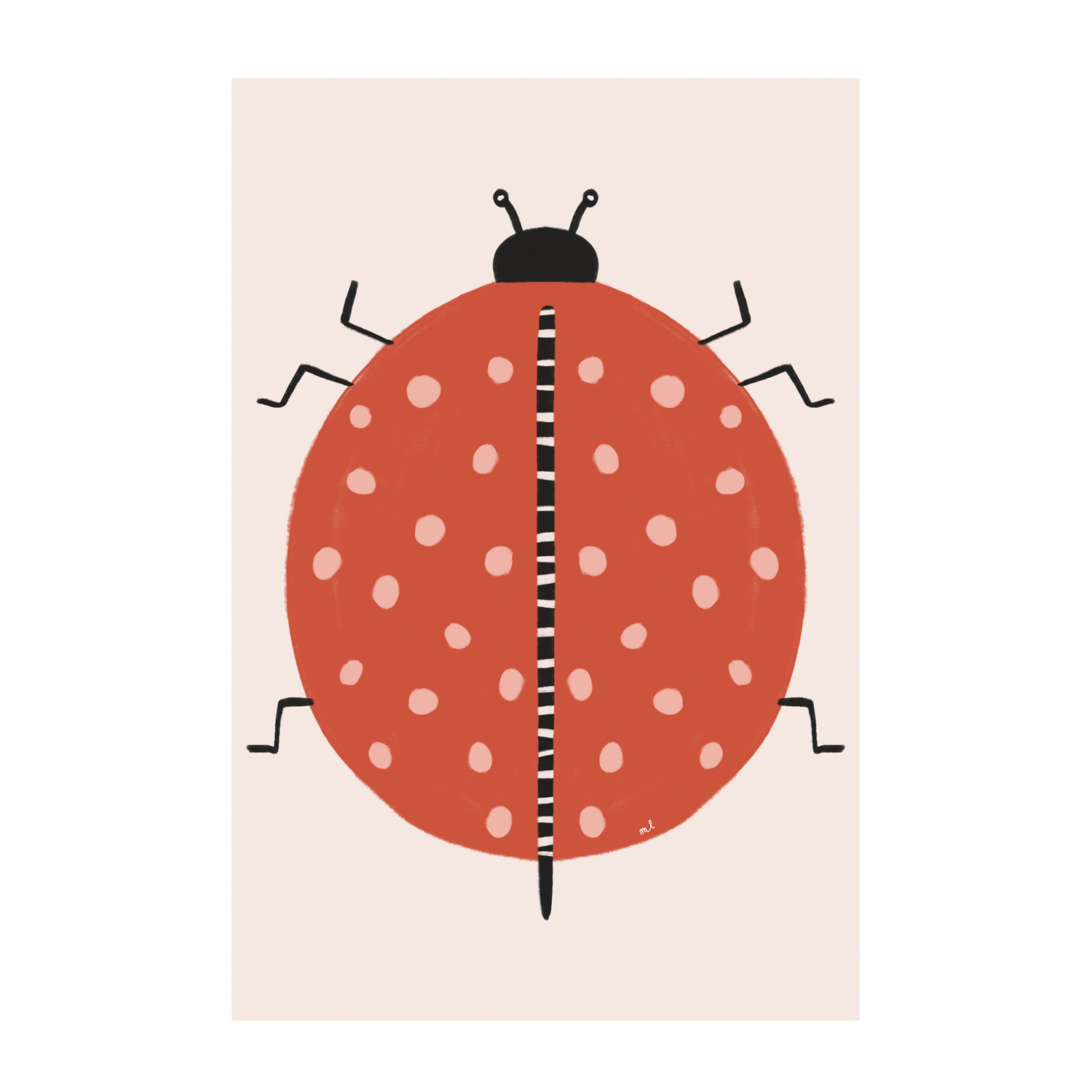 wall-art-print-canvas-poster-framed-Ladybug , By Menina Lisboa-1