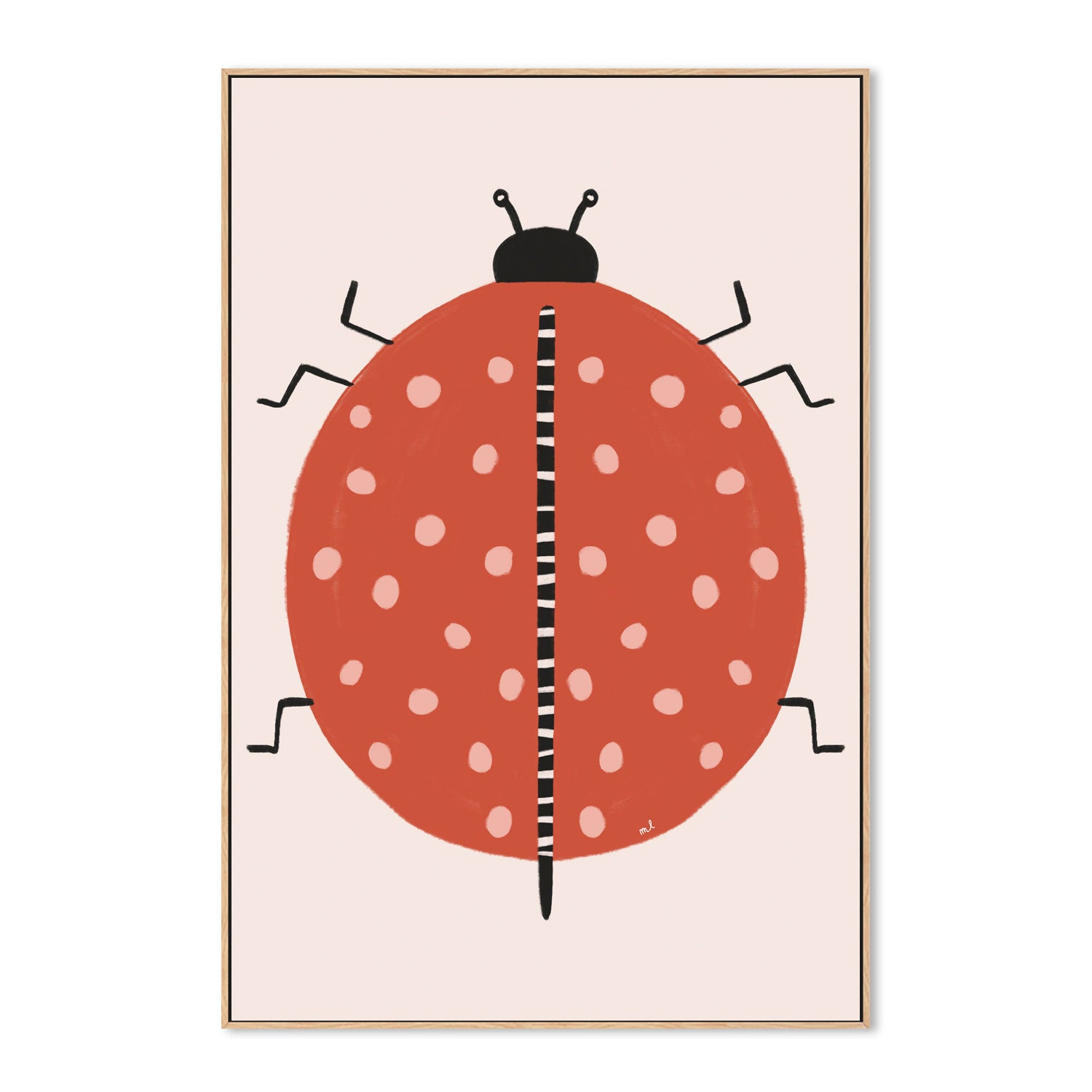 wall-art-print-canvas-poster-framed-Ladybug , By Menina Lisboa-4