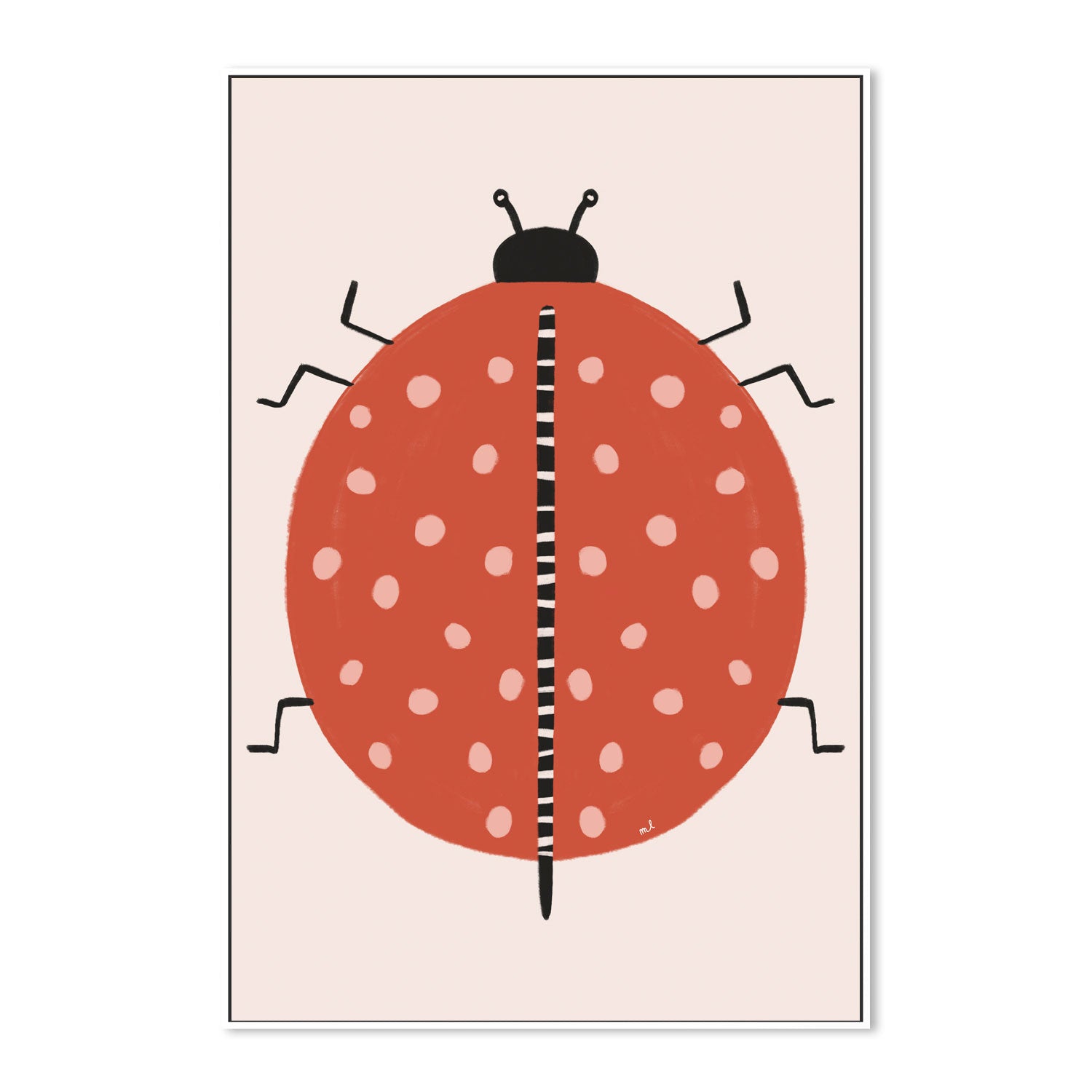 wall-art-print-canvas-poster-framed-Ladybug , By Menina Lisboa-5