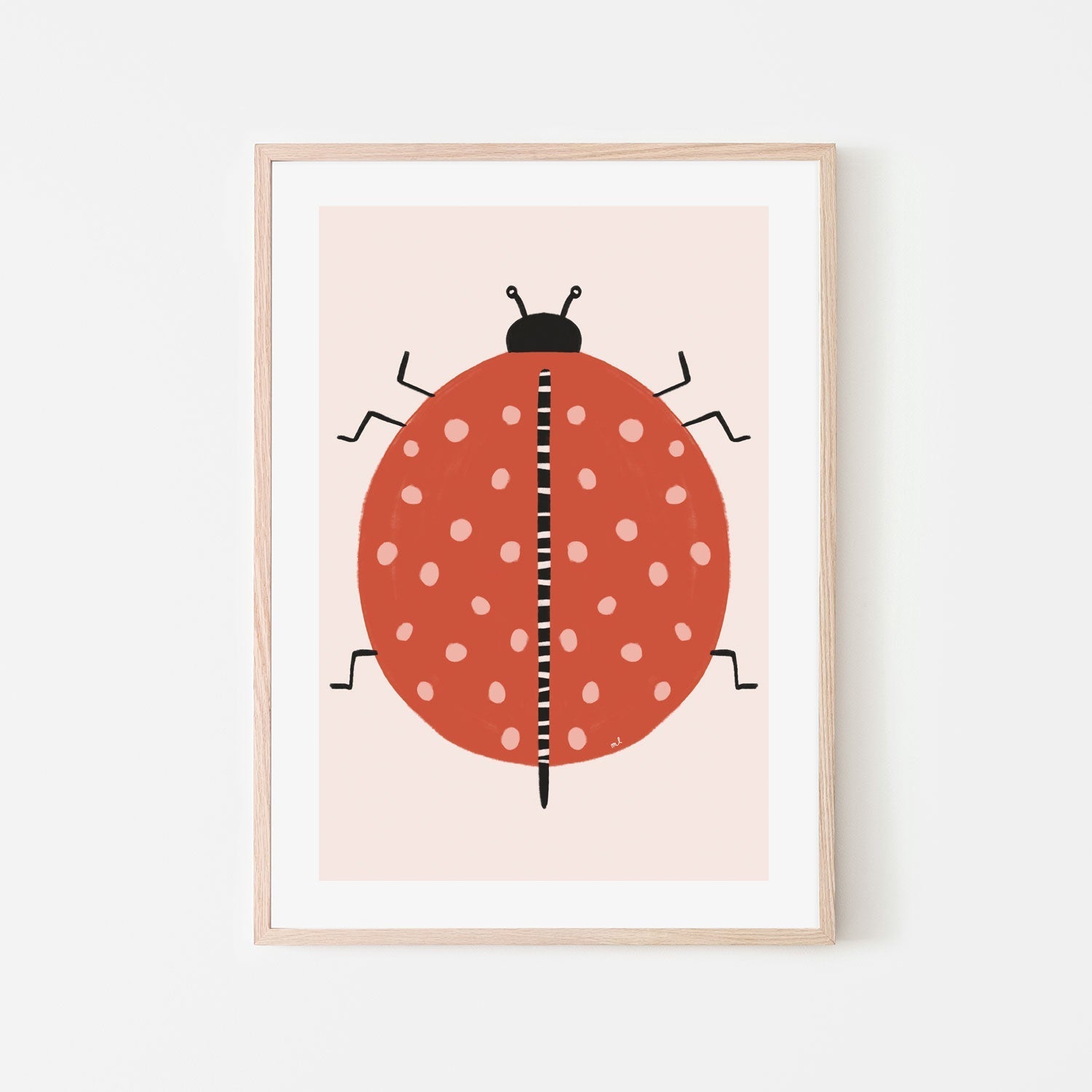 wall-art-print-canvas-poster-framed-Ladybug , By Menina Lisboa-6