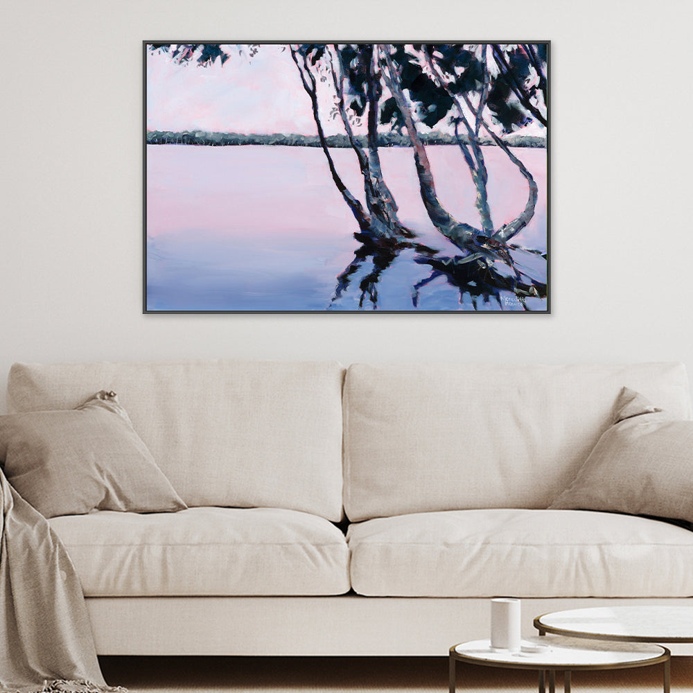 wall-art-print-canvas-poster-framed-Lake Ainsworth, Style C-by-Meredith Howse-Gioia Wall Art