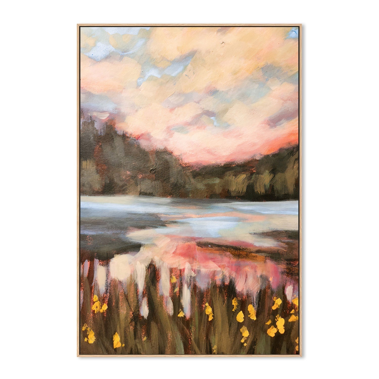 wall-art-print-canvas-poster-framed-Lakeside , By Kristy Andrews-GIOIA-WALL-ART