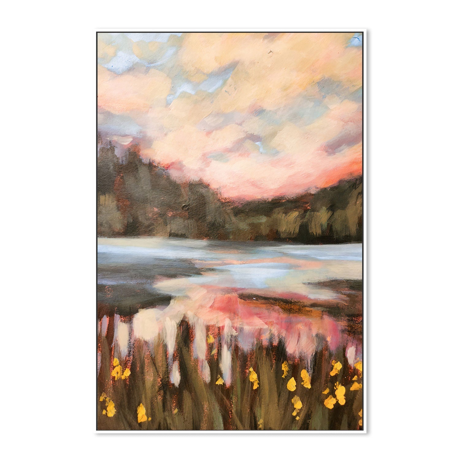 wall-art-print-canvas-poster-framed-Lakeside , By Kristy Andrews-GIOIA-WALL-ART