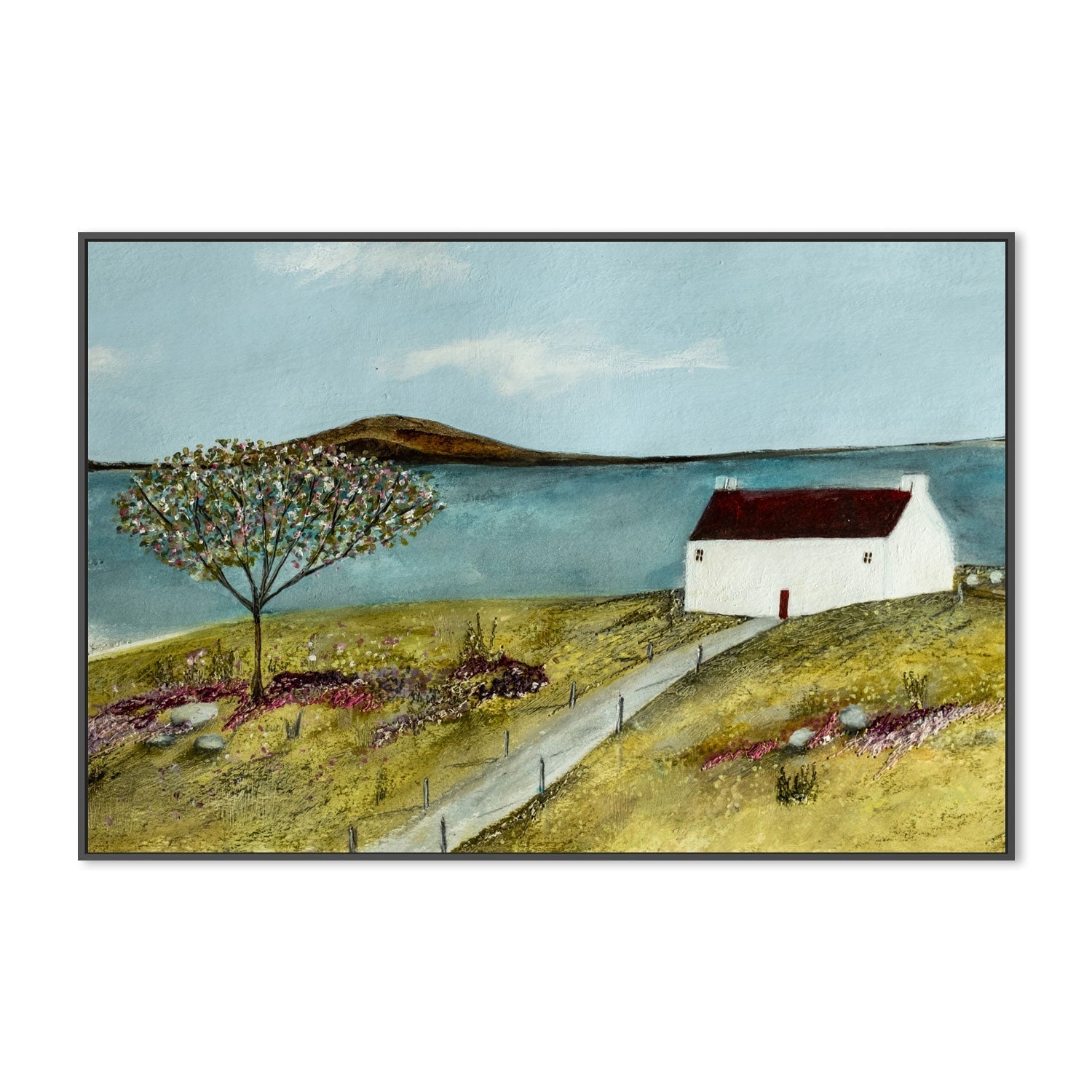 wall-art-print-canvas-poster-framed-Lakeside View , By Louise O'Hara-3