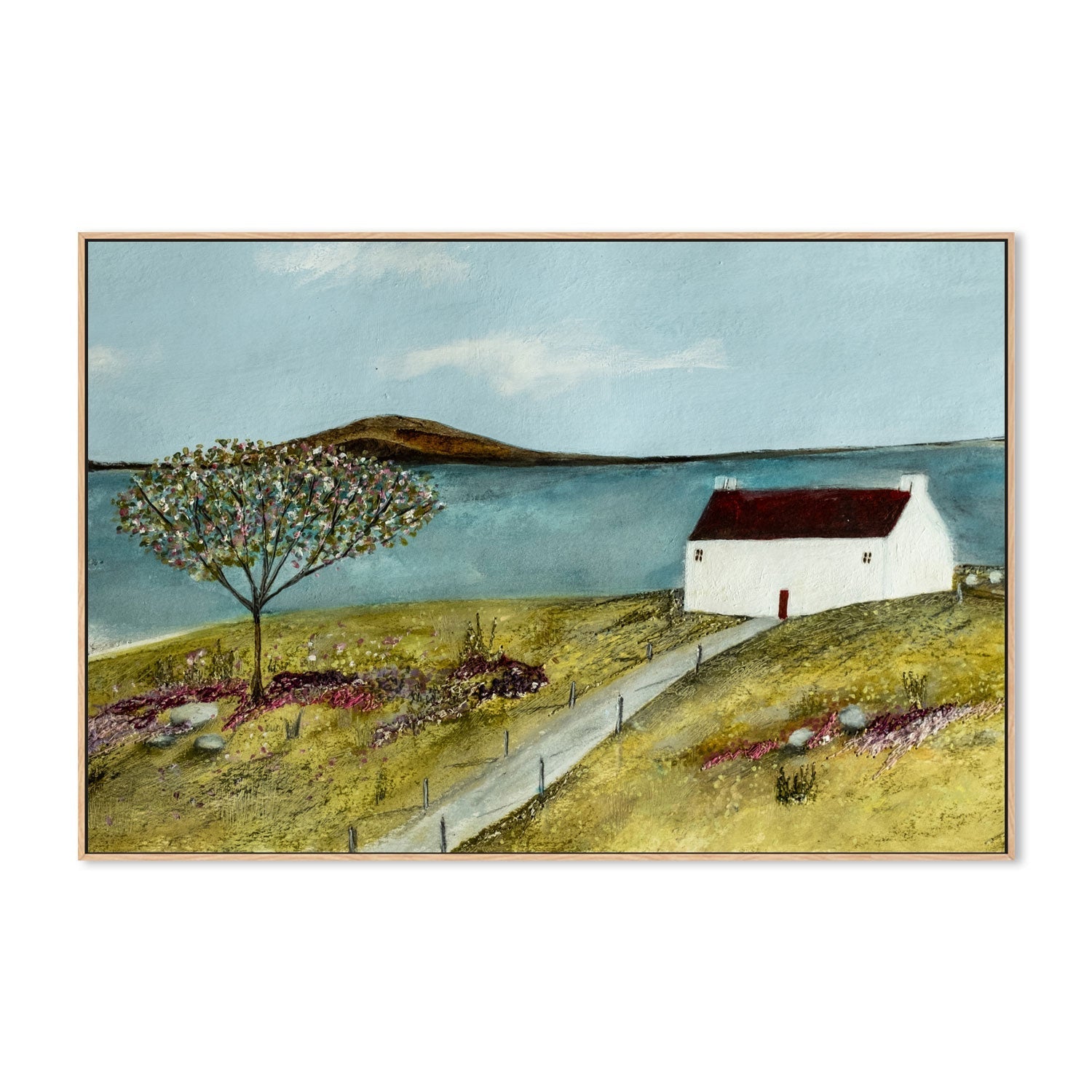 wall-art-print-canvas-poster-framed-Lakeside View , By Louise O'Hara-4