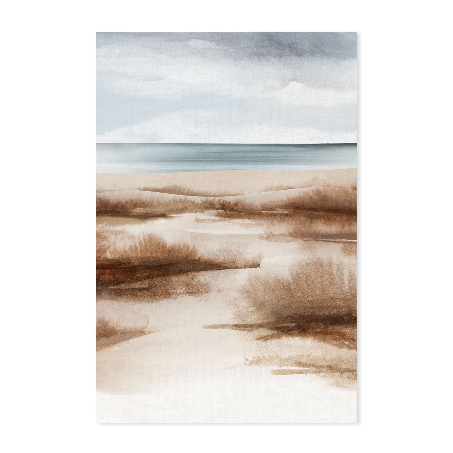 wall-art-print-canvas-poster-framed-Landscape Dunes-by-Dear Musketeer Studio-Gioia Wall Art