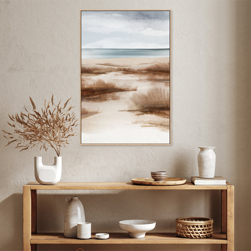 wall-art-print-canvas-poster-framed-Landscape Dunes-by-Dear Musketeer Studio-Gioia Wall Art