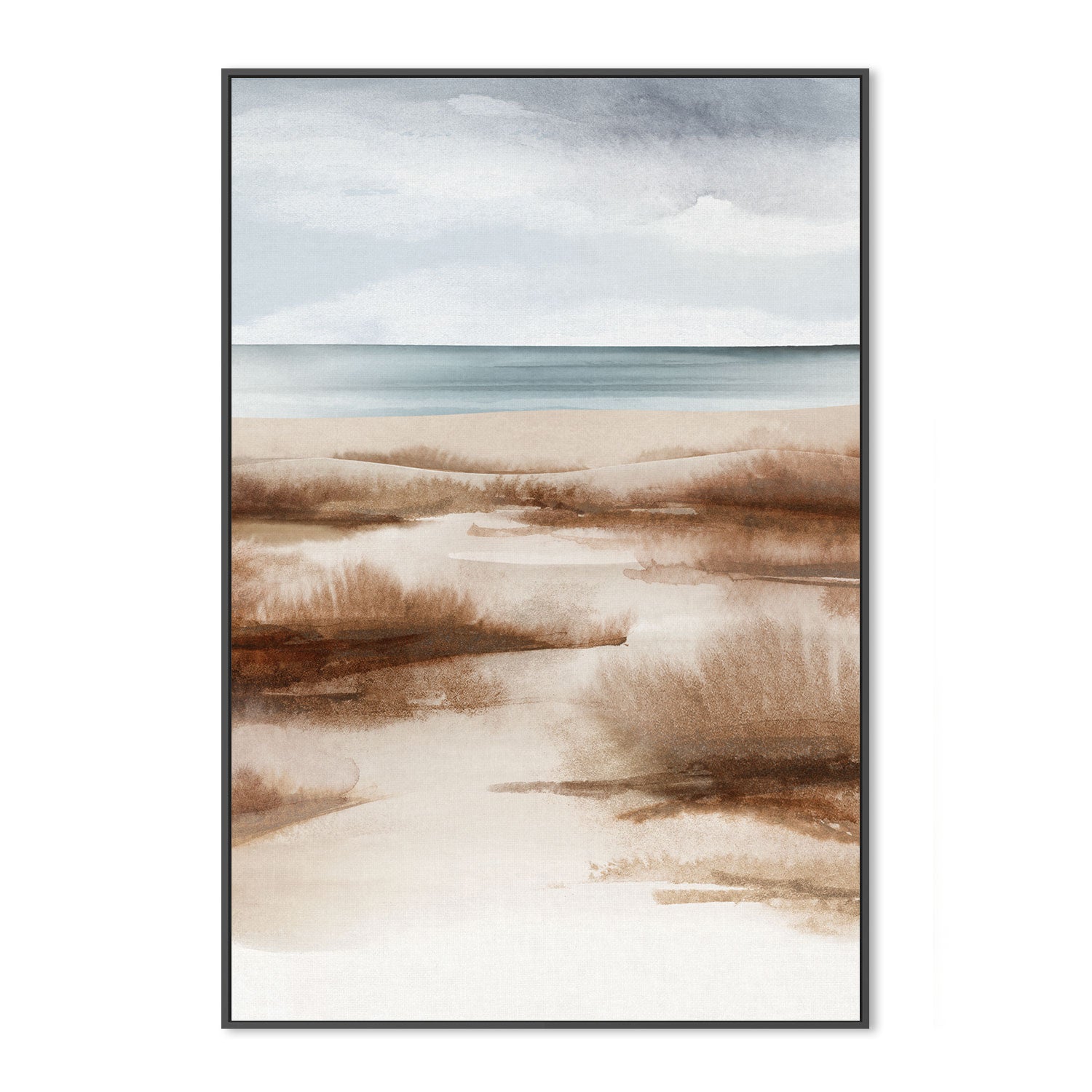 wall-art-print-canvas-poster-framed-Landscape Dunes-by-Dear Musketeer Studio-Gioia Wall Art