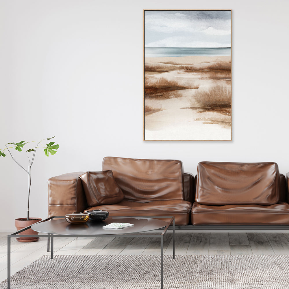 wall-art-print-canvas-poster-framed-Landscape Dunes-by-Dear Musketeer Studio-Gioia Wall Art